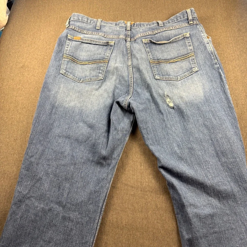 Ariat M3 Loose Fit Mens Jeans 42x32 Medium Wash‎ Denim Straight Leg Stretch